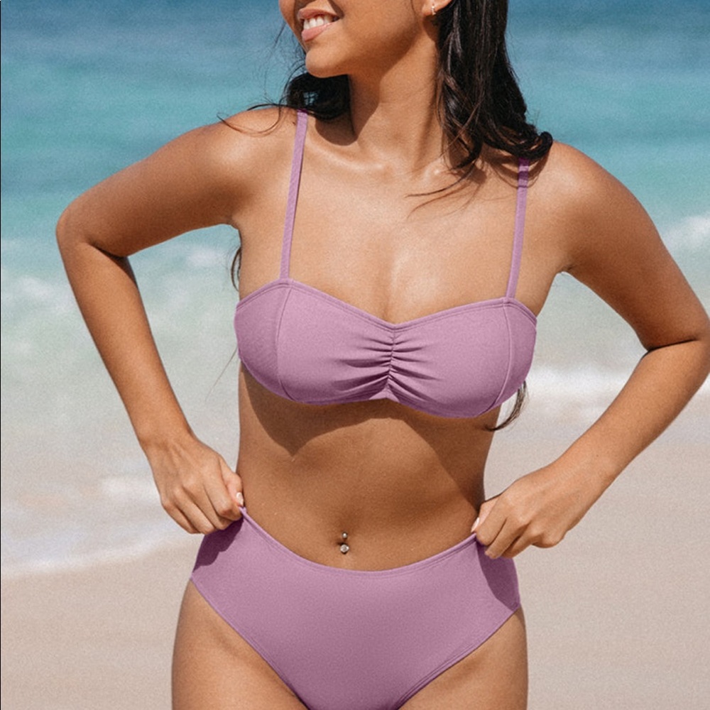 Cupshe purple high waisted bikini - NEW!